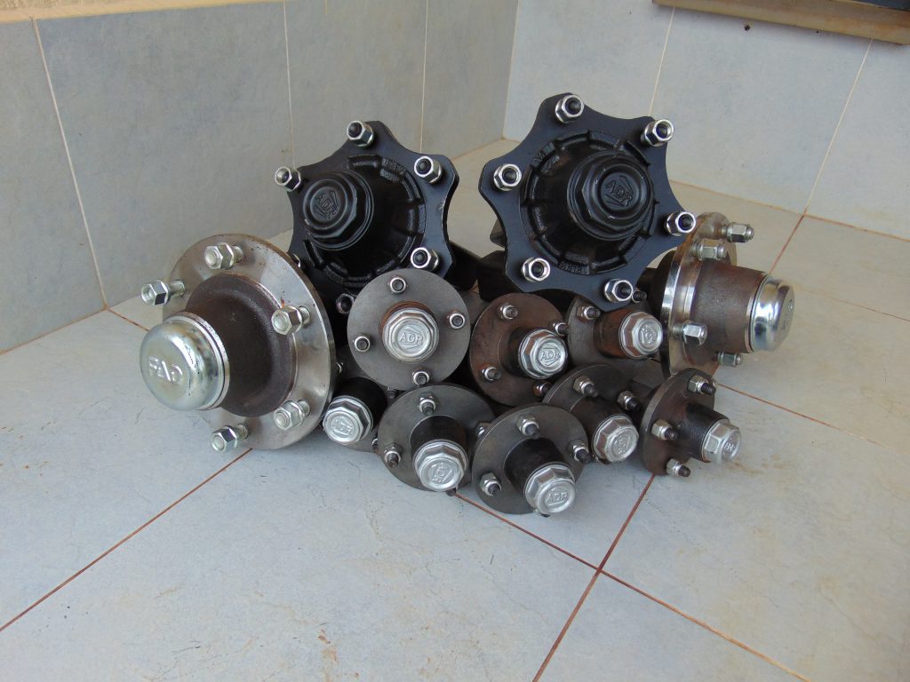 Unbraked Stub Axles